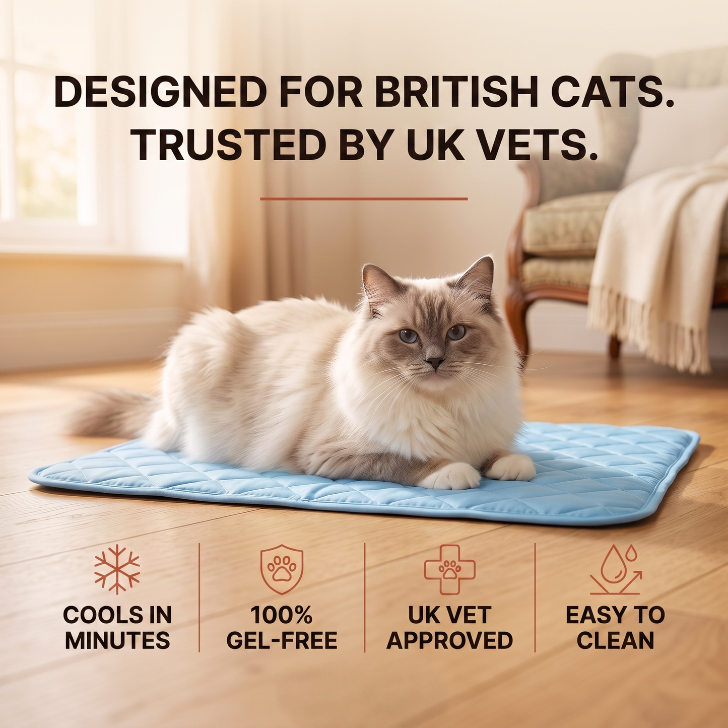 Whisk Cooling Cat Mat